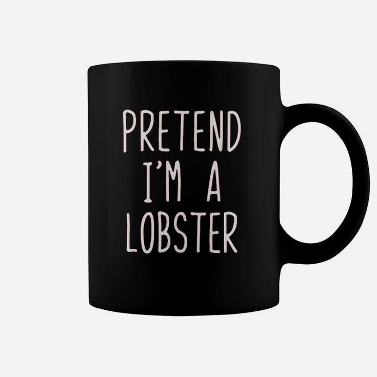 Pretend Im A Lobster Costume Halloween Lazy Easy Coffee Mug