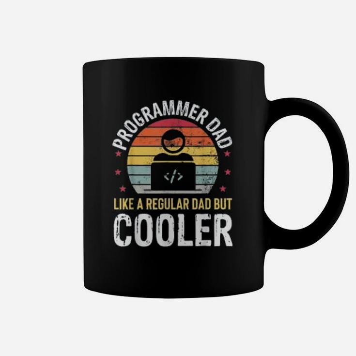Programmer Dad Like A Regular Dad But Cooler Coffee Mug
