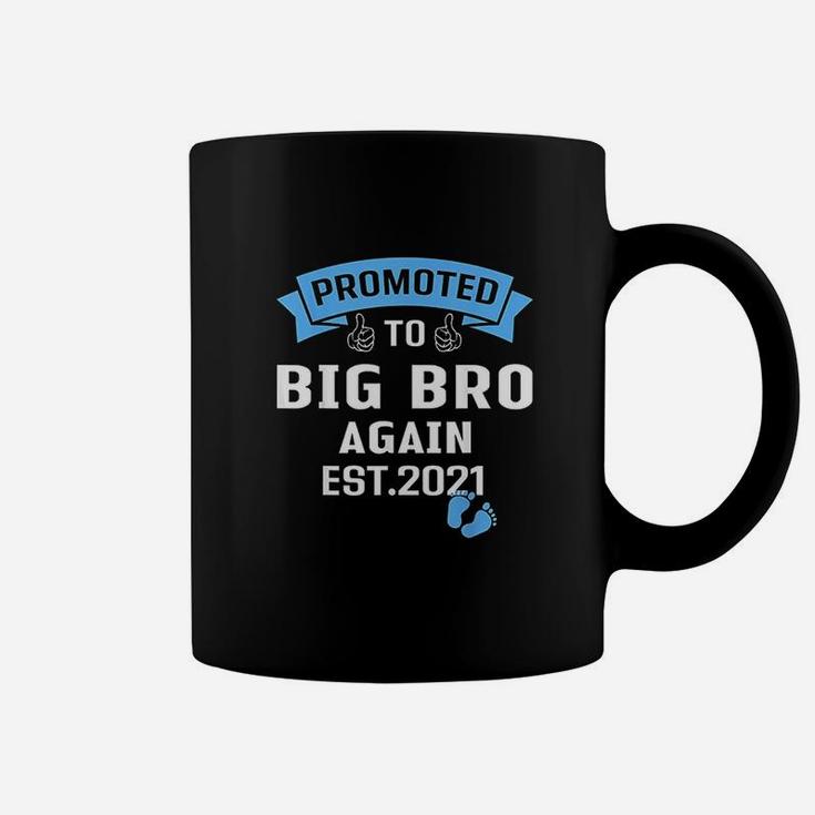 Promoted To Big Brother Again 2021 Older Brothers Gift Coffee Mug