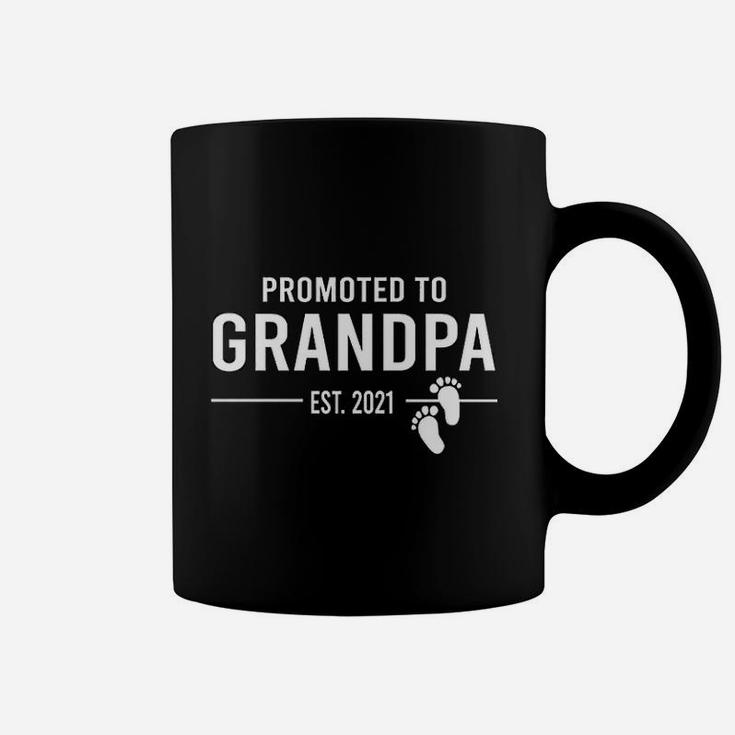 Promoted To Grandpa Est 2021 To Be New Grandpa 2021 Coffee Mug