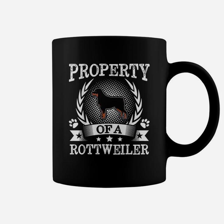 Property Of A Rottweiler Cute Dog Lover Coffee Mug