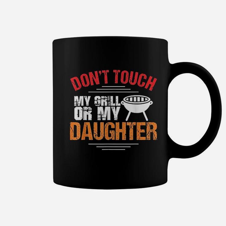 Protective Daddy Daughter Dad Barbecue Grilling Gift Coffee Mug