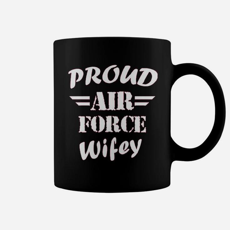 Proud Air Force Wifey Veteran Wife Pride Patriot Heroic Coffee Mug