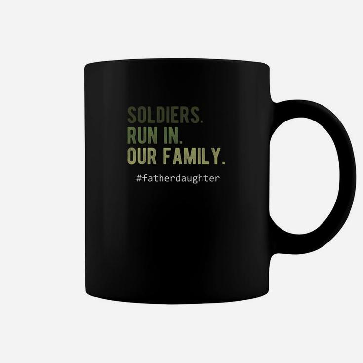 Proud Army Family Veteran Dad Soldier Daughter Gift Coffee Mug