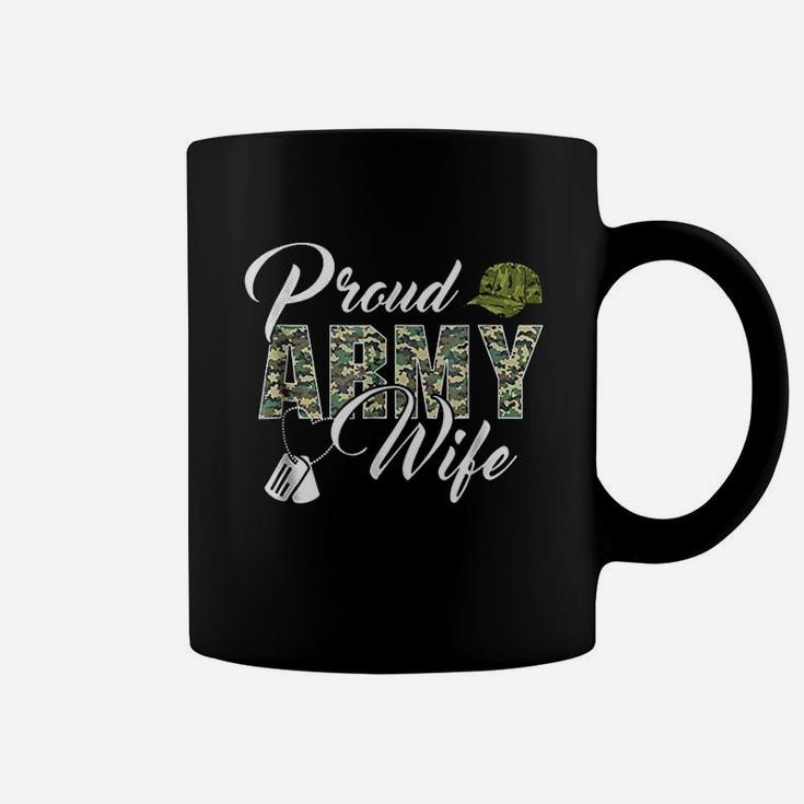 Proud Army Wife Awesome Army Soldiers Wife Coffee Mug