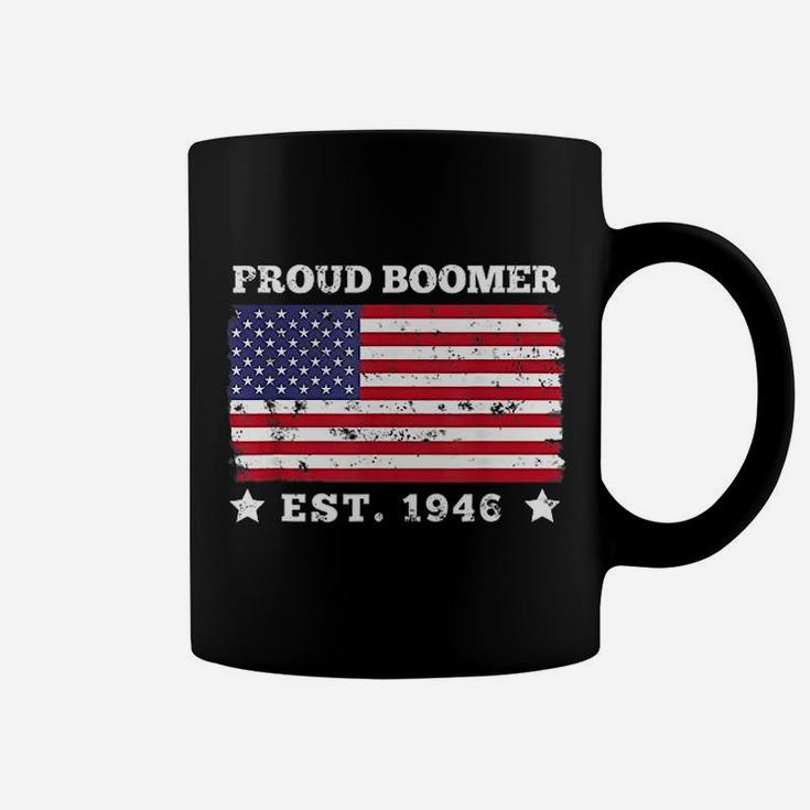 Proud Boomer Est 1946 Funny Gift Usa Patriotic Meme Gift Coffee Mug