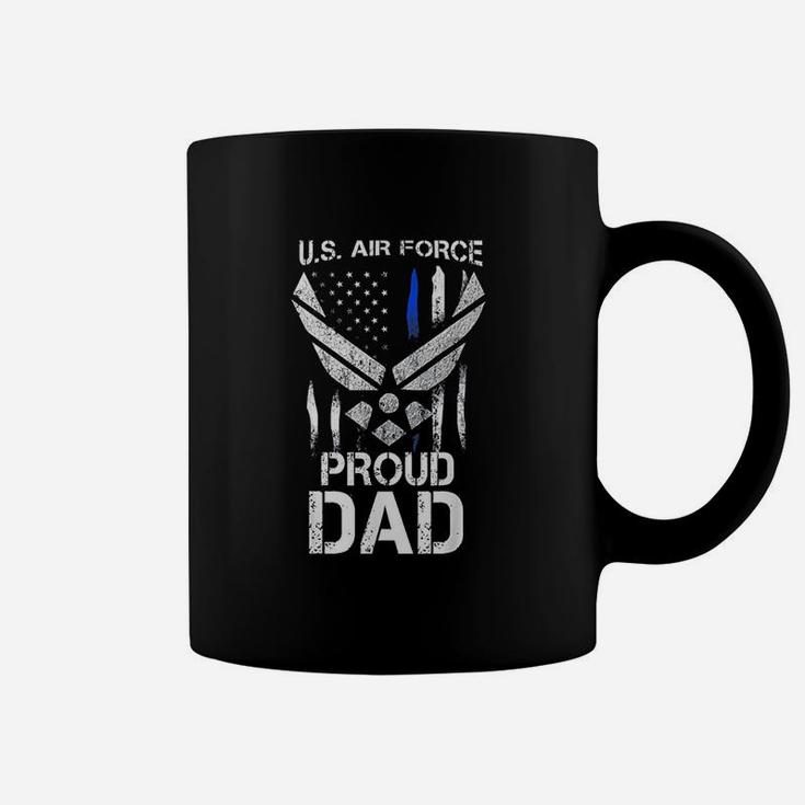 Proud Dad Us Air Force Stars Air Force Family Party Gift Coffee Mug