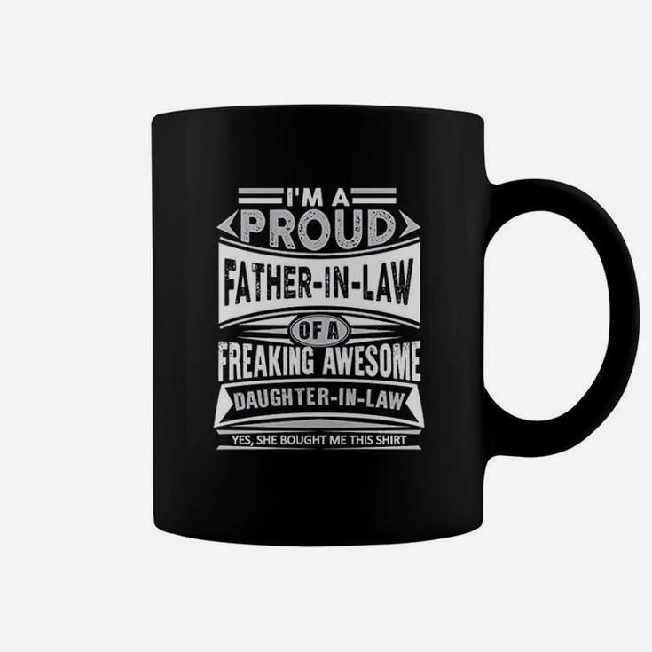 Proud Father In Law Basic, best christmas gifts for dad Coffee Mug