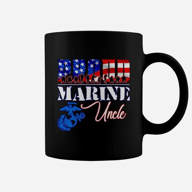 Proud Marine Uncle Patriotic Usa Military 2020 Coffee Mug
