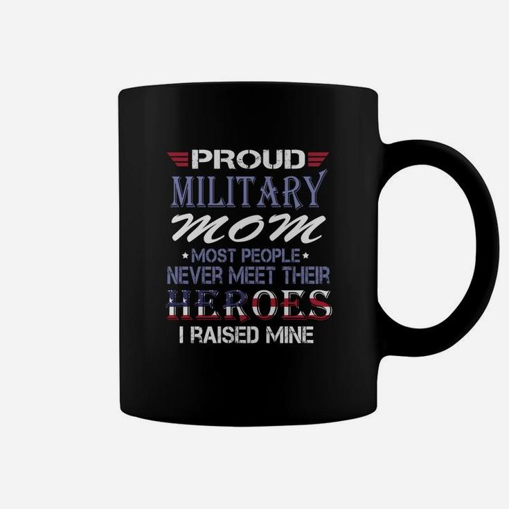 Proud Military Mom Heroes Veteran Mom Pride Gift Coffee Mug
