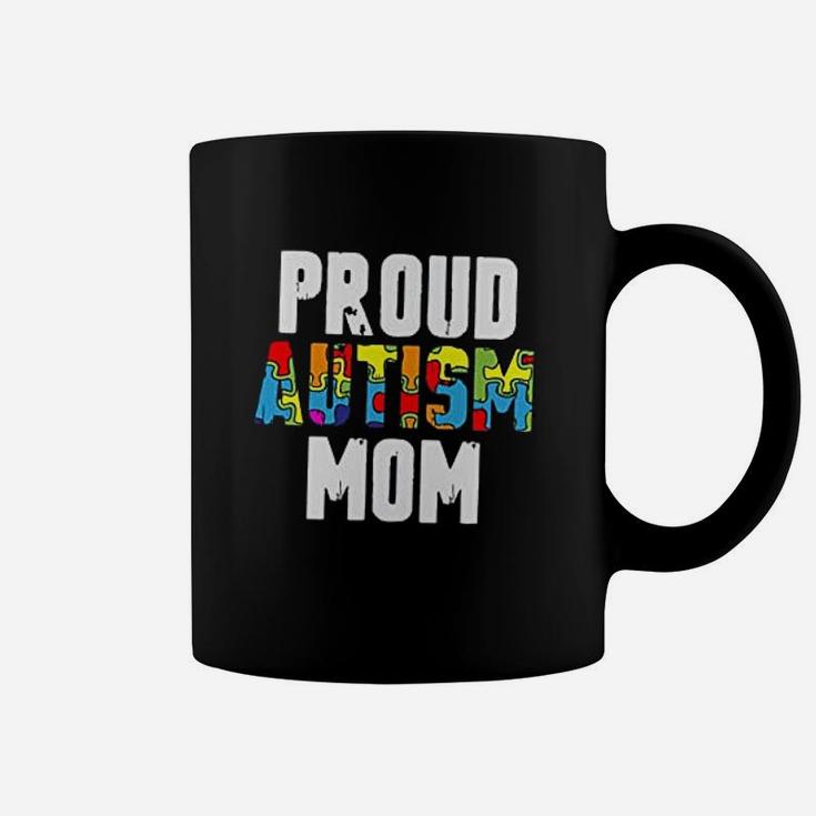 Proud Mom Off Shoulder Awareness Mom Gifts Coffee Mug