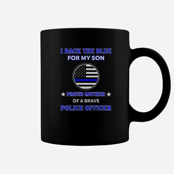 Proud Police Mom Law Enforcer Cop Officer Gift Coffee Mug