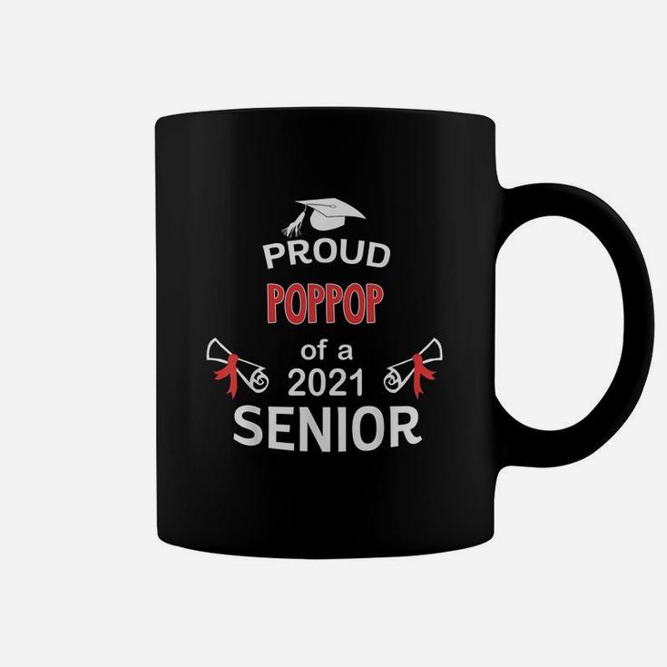 Proud Poppop Of A 2021 Senior Graduation 2021 Awesome Family Proud Gift Coffee Mug