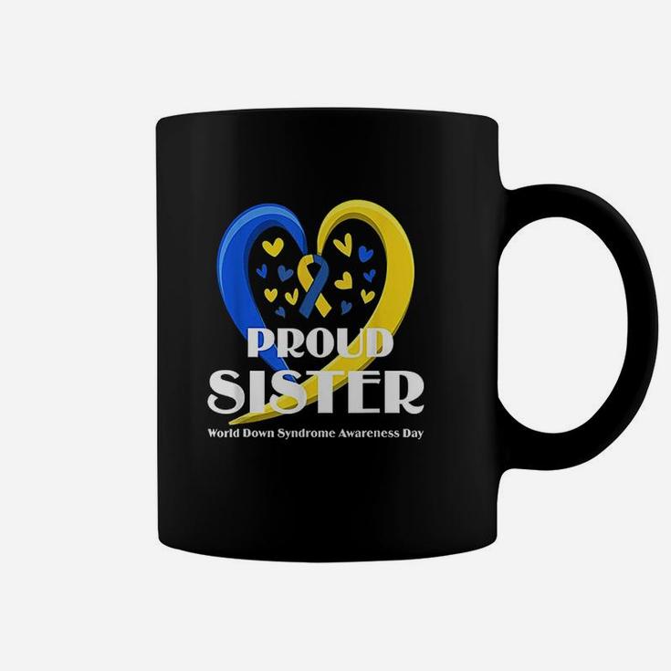 Proud Sister World Down Syndrome Coffee Mug