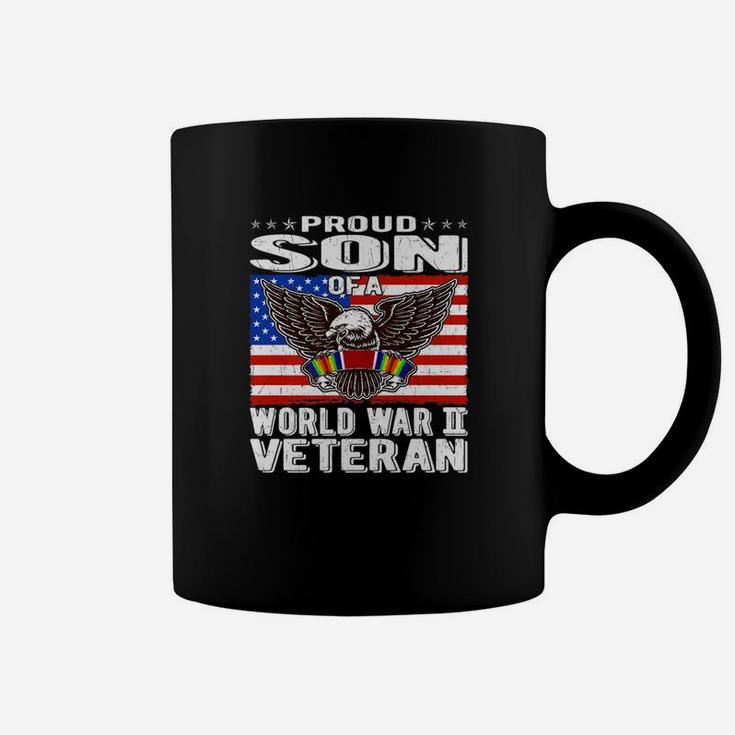 Proud Son Of A World War 2 Veteran Patriotic Coffee Mug