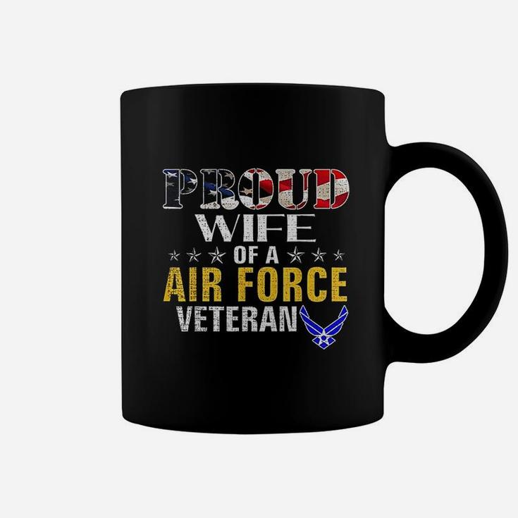Proud Wife Of A Air Force Veteran Coffee Mug