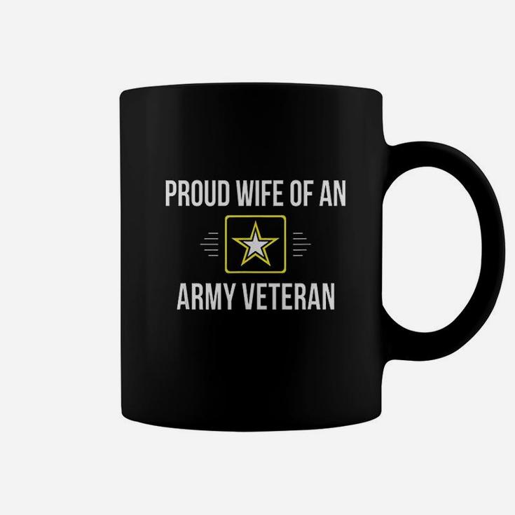 Proud Wife Of An Army Veteran Coffee Mug