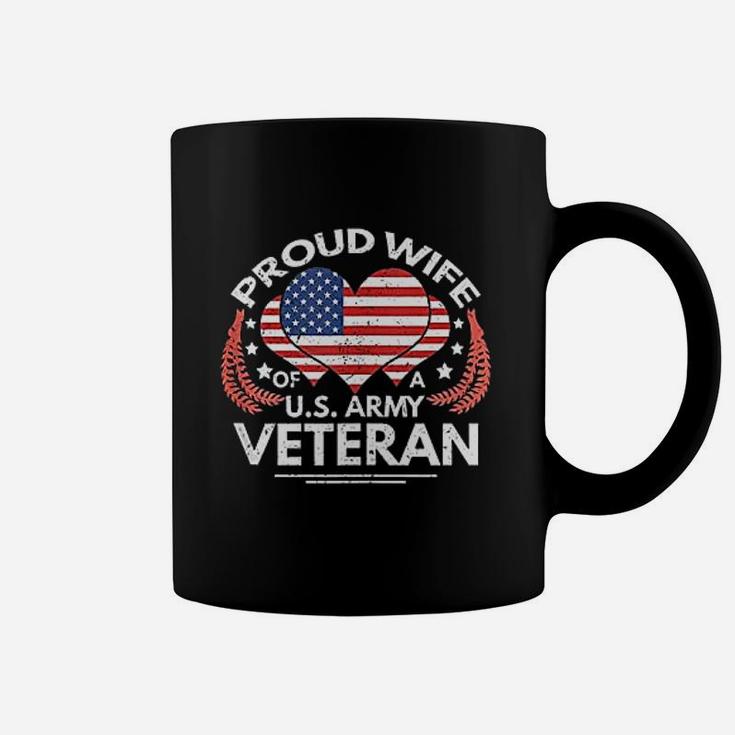 Proud Wife Of Army Veteran Coffee Mug