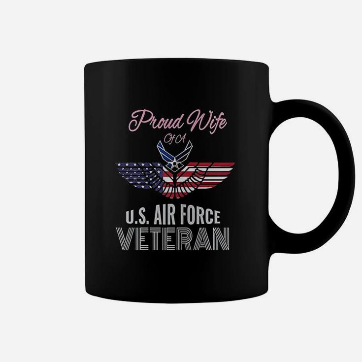 Proud Wife Of Us Air Force Veteran Coffee Mug