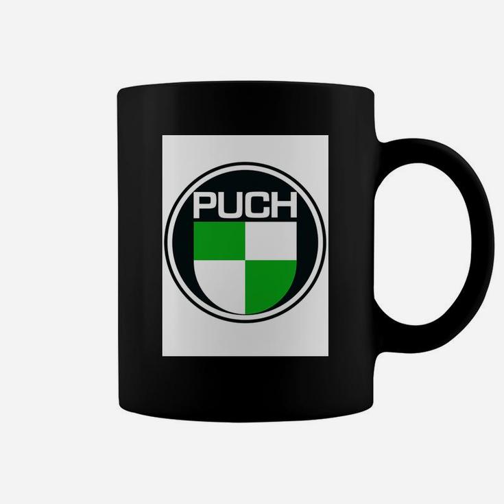 Puch-Logo Klassisches Schwarz Tassen für Motorradfans