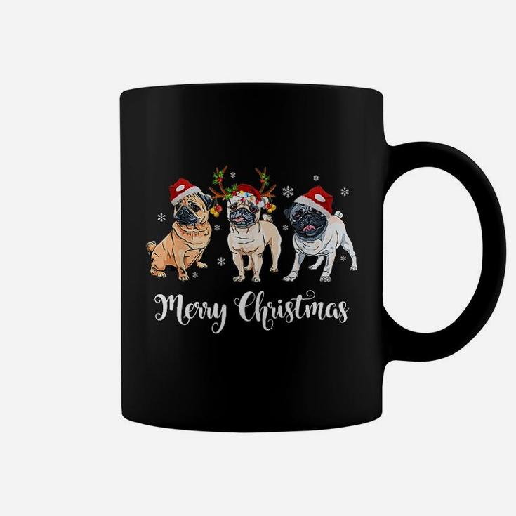 Pug Christmas Lights Coffee Mug