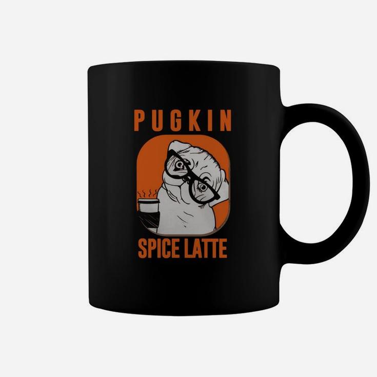 Pug Pugkin Spice Latte Funny Halloween T-shirt Black Women B075v8g9lv 1 Coffee Mug