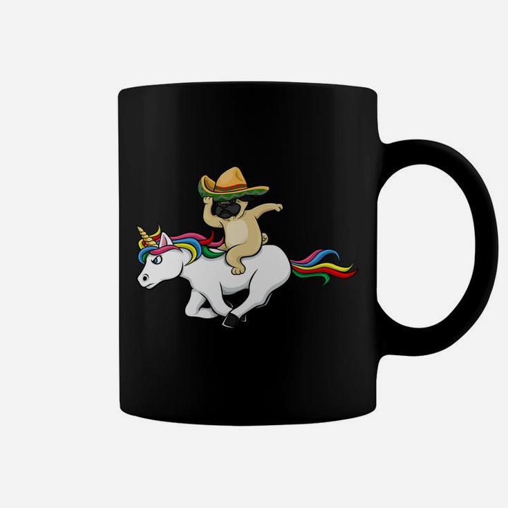Pug Unicorn Cinco De Mayo Funny Sombrero Gift Coffee Mug