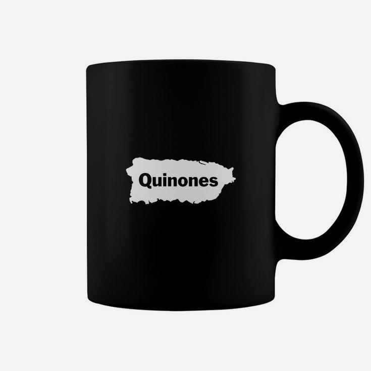 Quinones Last Name T-shirt, Camisas De Puerto Rico Coffee Mug