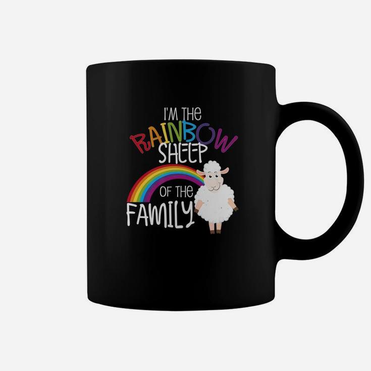 Rainbow Sheep Gay Pride Ally Lgbtq Family Allies Gift Coffee Mug