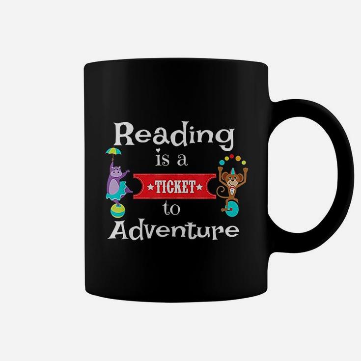 Reading For Kids And Teachers Circus Animal Reading Coffee Mug