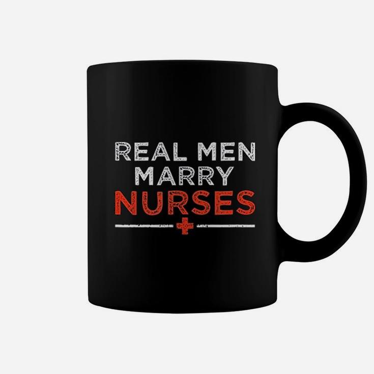 Real Men Marry Nurses Husband And Wife Coffee Mug