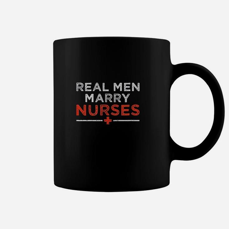 Real Men Marry Nurses Husband And Wife Coffee Mug