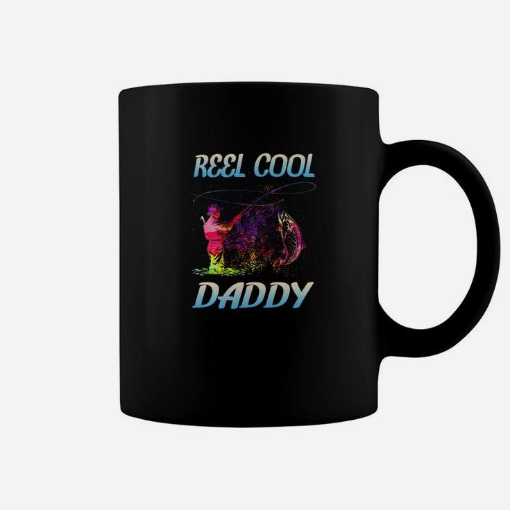 Reel Cool Daddy Shirt Fathers Day Gifts For Fishing Lover Premium Coffee Mug