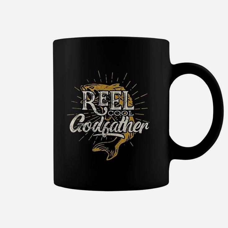 Reel Cool Godfather Fishing Graphic Saying Fish Lover Fun Coffee Mug