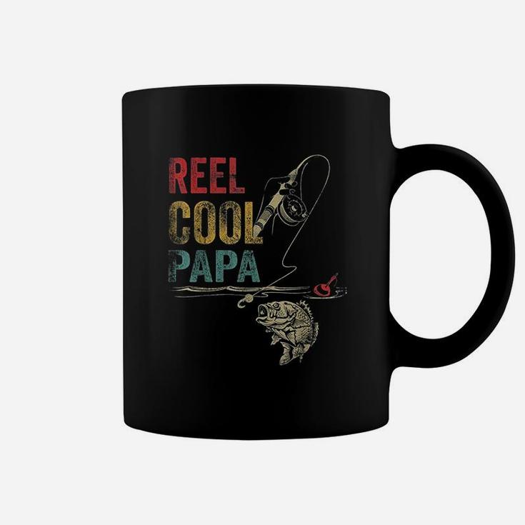 Reel Cool Papa Fish Fishing, dad birthday gifts Coffee Mug