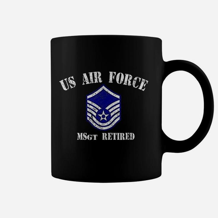 Retired Air Force Master Sergeant Military Veteran Coffee Mug