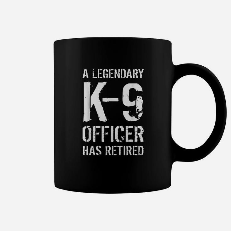 Retired K9 Officer Retirement Gift K9 Police Dog Handler Coffee Mug