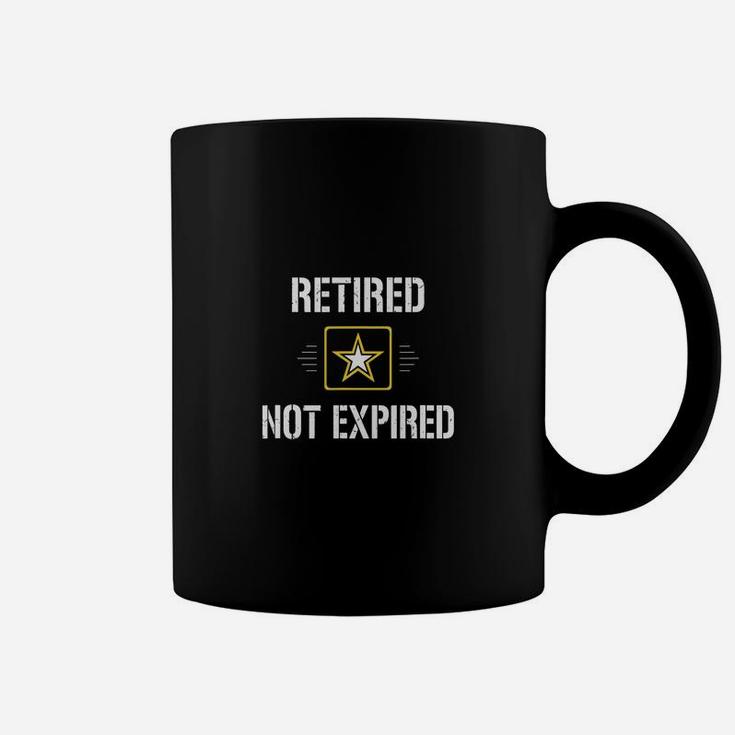 Retired Not Expired Military Army Coffee Mug