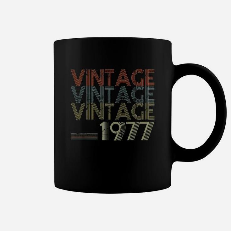 Retro Classic Vintage 1977 - 45th Gift 45 Yrs Years Old  Coffee Mug
