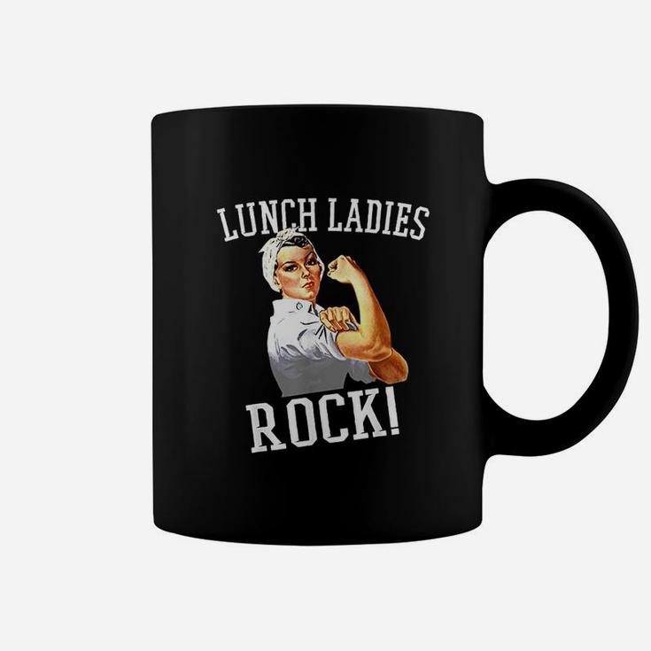 Retro Lunch Ladies Rock Cafeteria Worker Funny Lunch Lady Coffee Mug