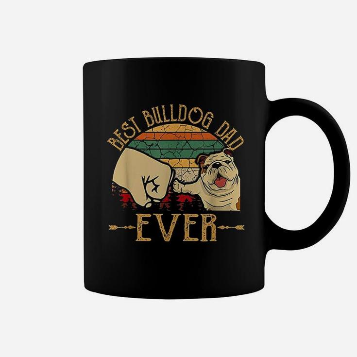 Retro Vintage Best Bulldog Dad Ever Coffee Mug