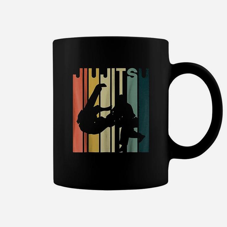 Retro Vintage Bjj Martial Arts Jiu Jitsu Apparel Coffee Mug