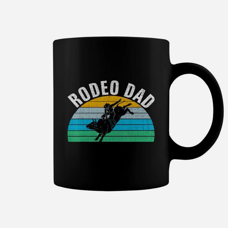 Retro Vintage Rodeo Dad Funny Bull Rider Father's Day Gift T-shirt Coffee Mug