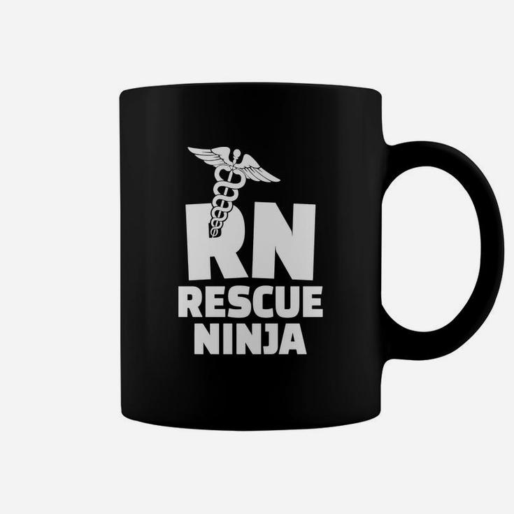 Rn Rescue Ninja Nurses, funny nursing gifts Coffee Mug
