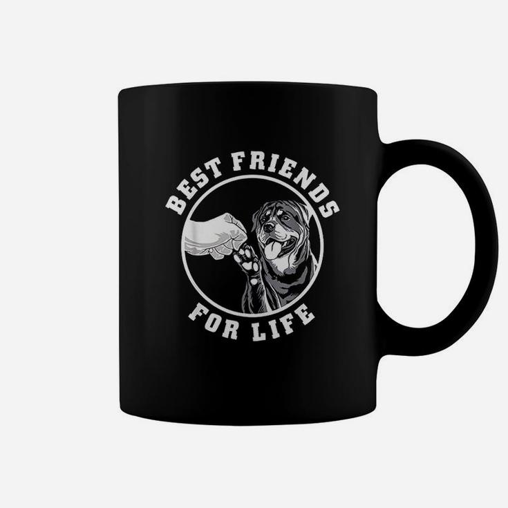 Rottweiler Best Friends For Life Rottweiler Dog Owner Coffee Mug