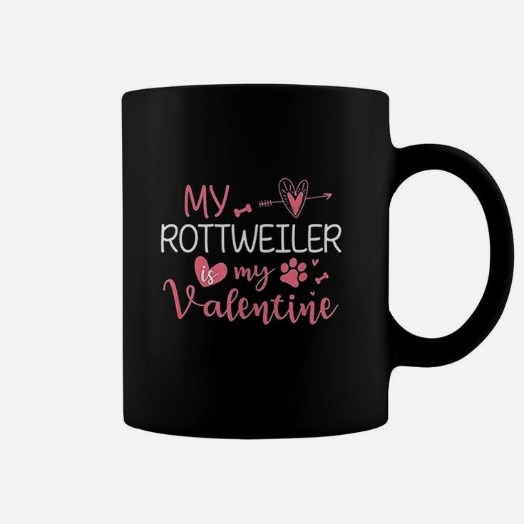Rottweiler Valentine Funny Rottweiler Gift Coffee Mug