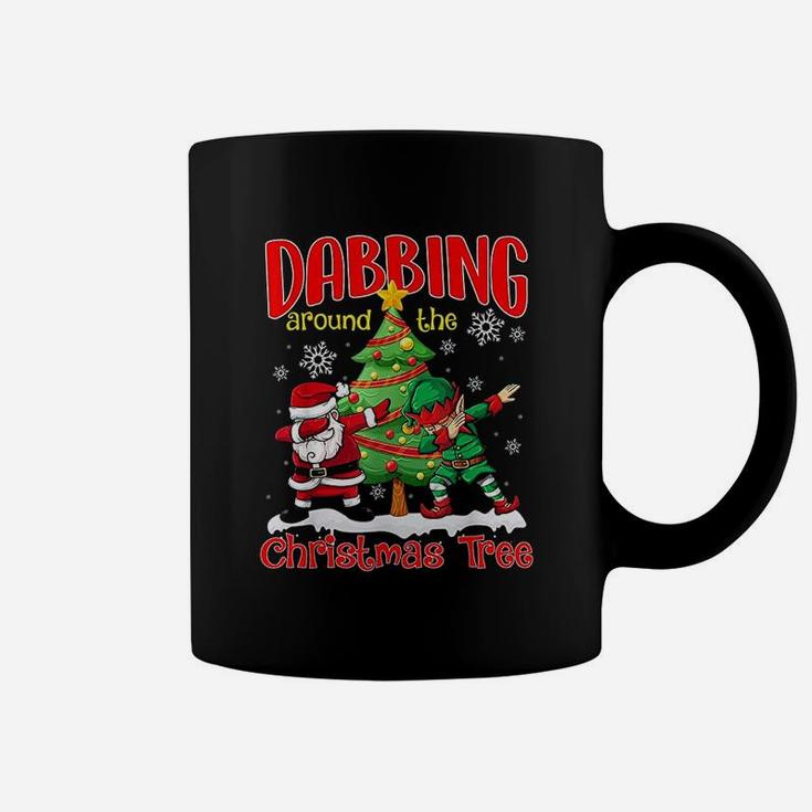 Santa Elf Dabbing Christmas Tree Kids Boys Men Xmas Gifts Coffee Mug
