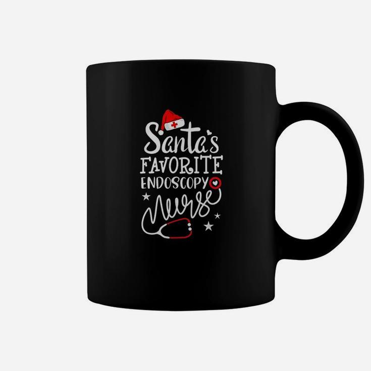 Santa Favorite Endoscopy Nurse Merry Christmas Nurse Crew Coffee Mug