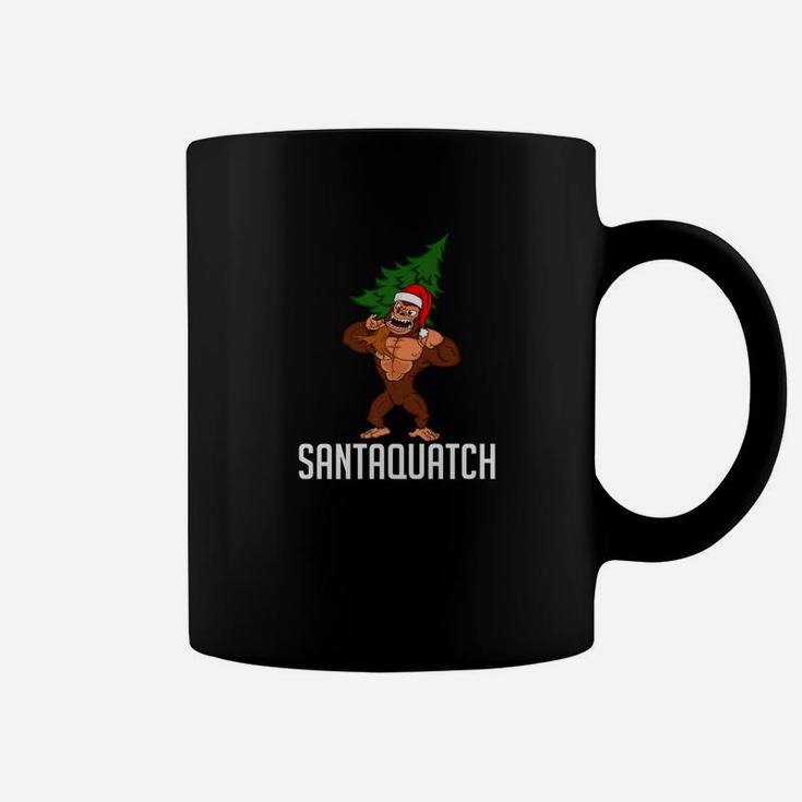 Santaquatch Funny Christmas Bigfoot Santa Sasquatch Shirts Coffee Mug