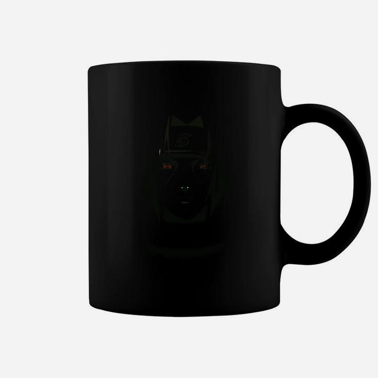 Schwarzes Herren Tassen mit Katzen-Schattenmotiv, Modisches Tee